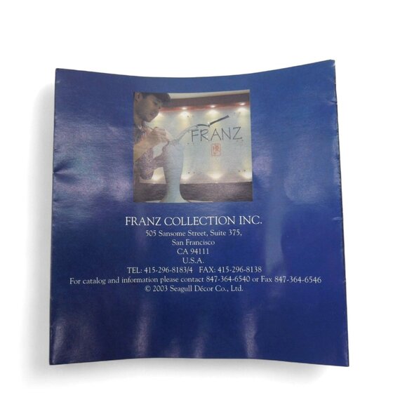 FRANZ PORCELAIN Lemon Design Porcelain Spoon in Box Vintage - Picture 10 of 10